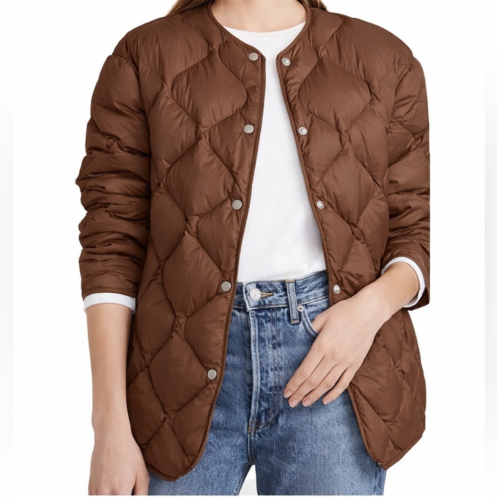 rag & bone Rudy Quilted Liner Jacket Brown XXS NWT - Picture 13 of 13
